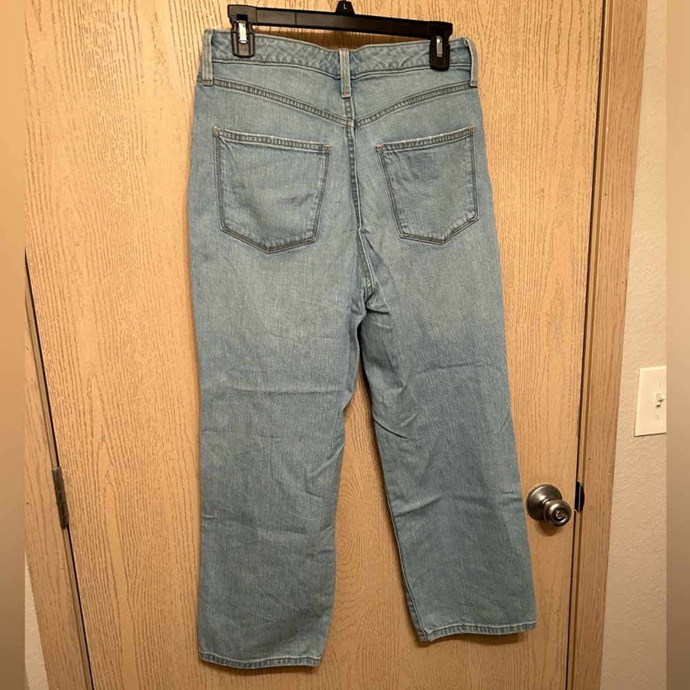 Highest Rise Strait Ripped Jeans - Picture 2 of 4
